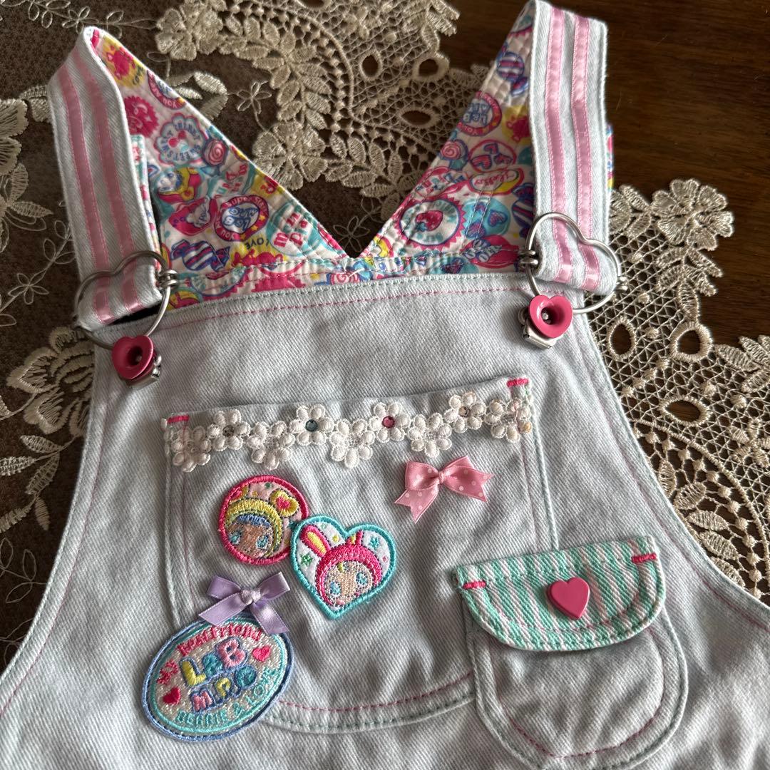 ⭐️Mezzo Piano⭐️ベリエちゃん&ラブちゃん⭐️ジャンパースカート⭐️美品⭐️