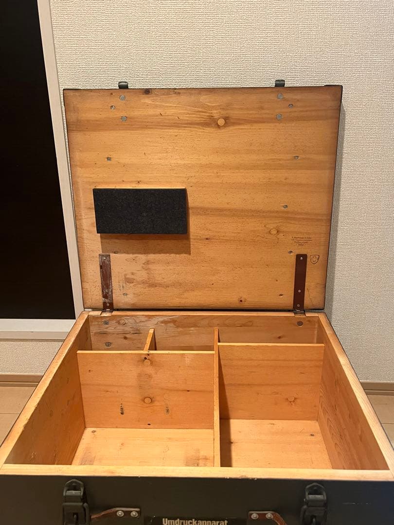 希少 60s 米軍 ミリタリー ウッドボックス ツールボックス アンモ