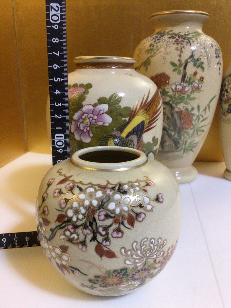 薩摩花瓶４個セット