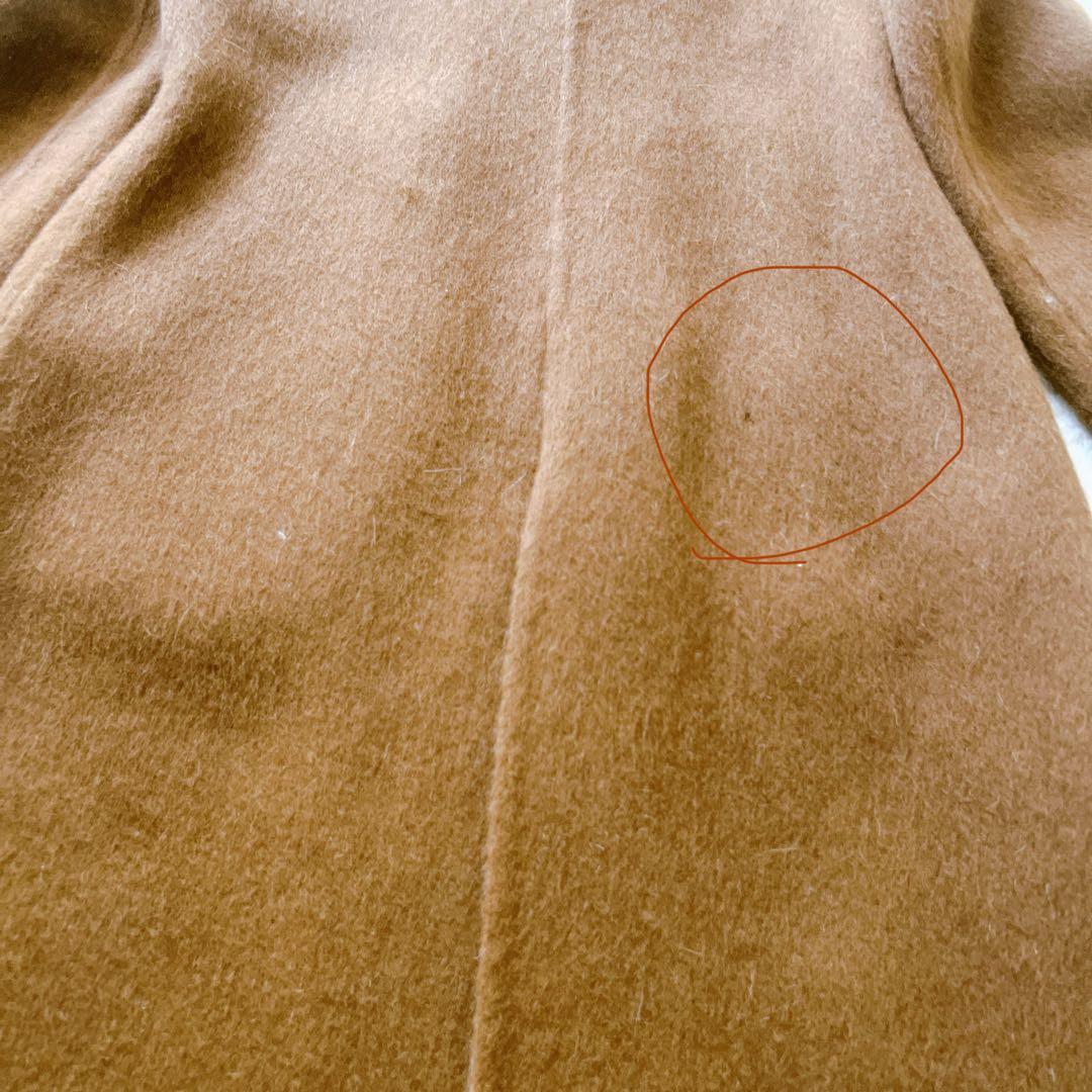 PIACENZA ピアチェンツァアルパカ Aライン ロングコート キャメル色