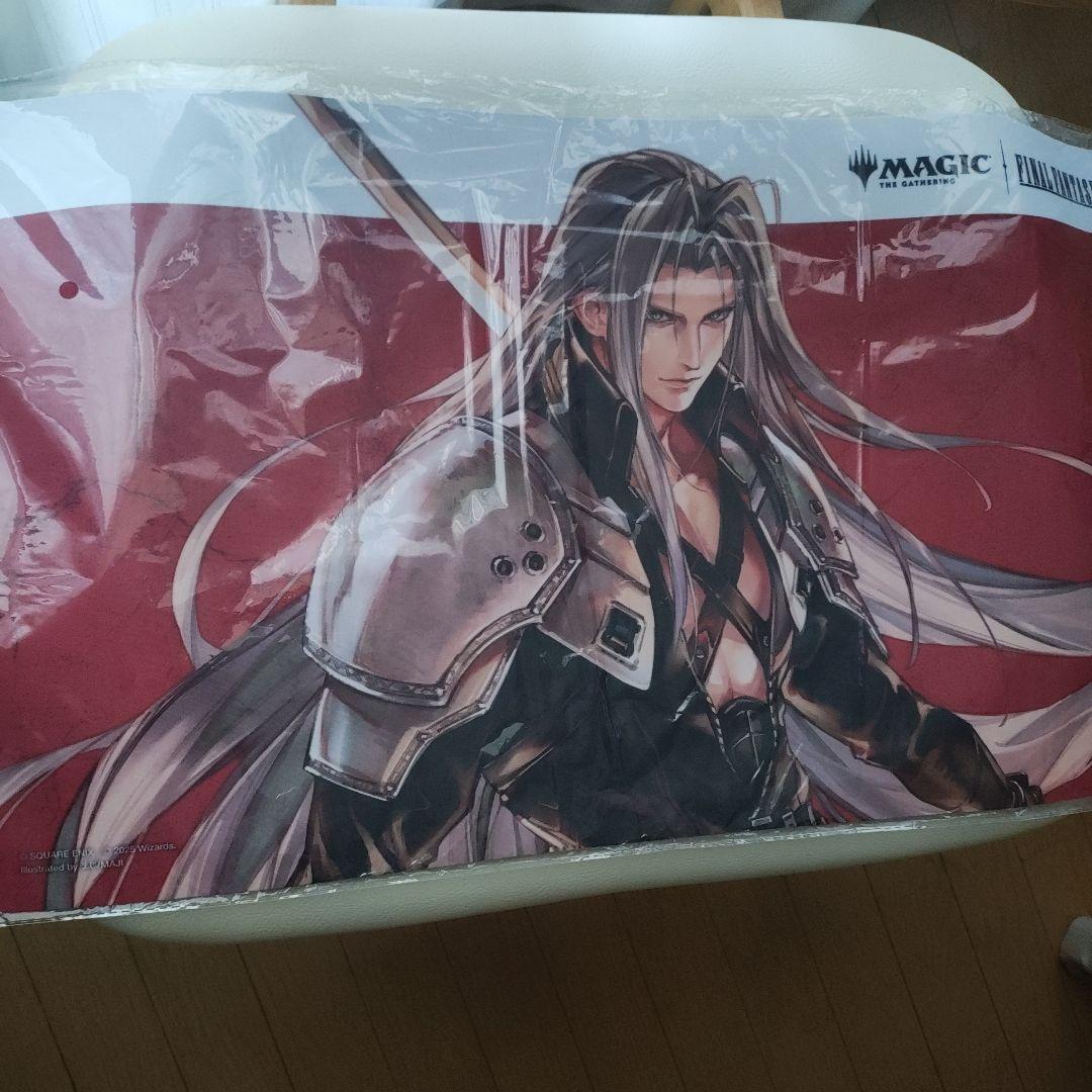 mtg プレイマット　セフィロス 未開封・未使用】 セフィロス プレイマット FF MTG 新品未開封