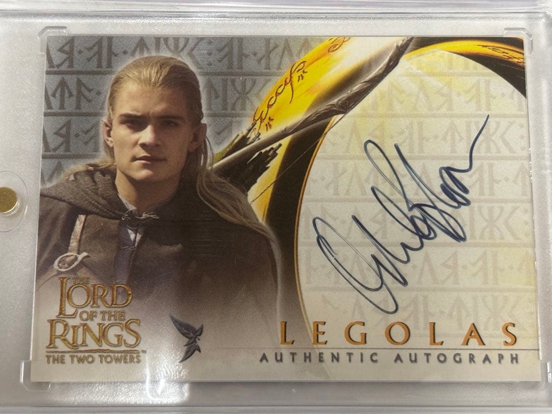 topps ロードオブザリング　オーランドブルーム　イライジャウッド　サイン