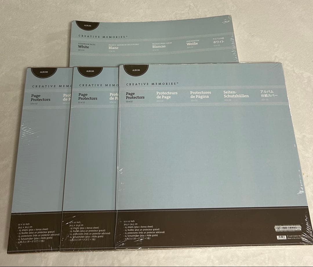 クリエイティブメモリーズ8点　アルバム　台紙　台紙カバー（15+1シート）