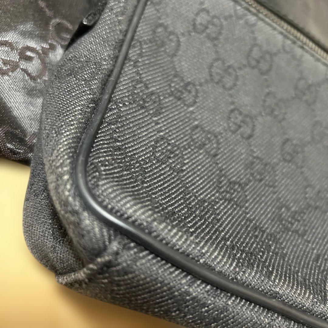 【GUCCI 】値下げ中！美品ブラック ショルダーバッグ