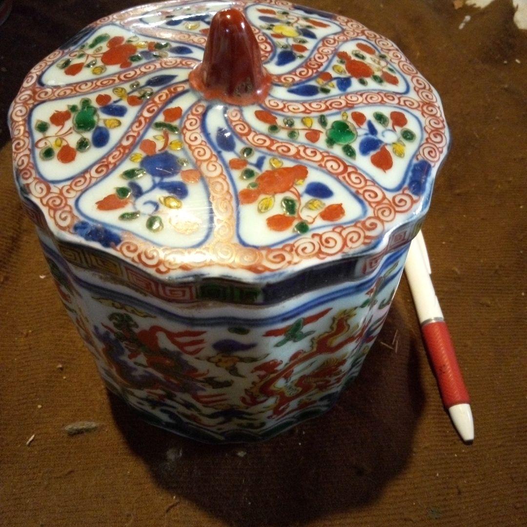 中国陶磁器 明萬歴赤絵 合子 - メルカリ