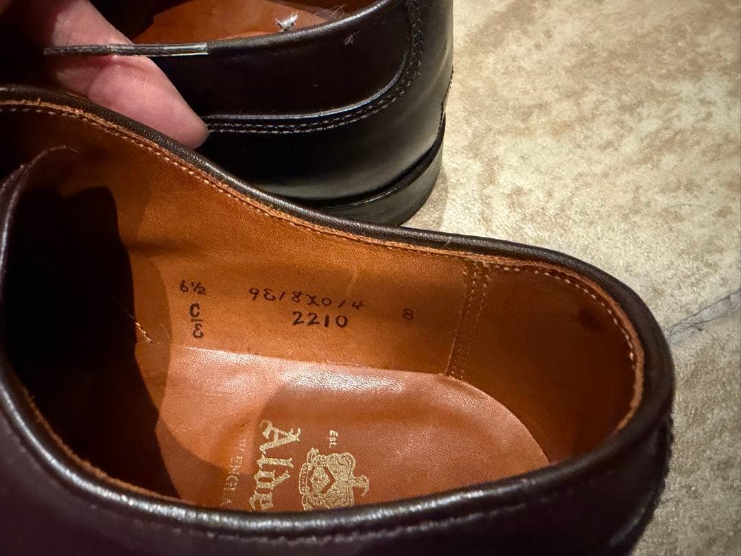 【極美品】Alden 2210 NST コードバン 6.5E アバディーンラスト