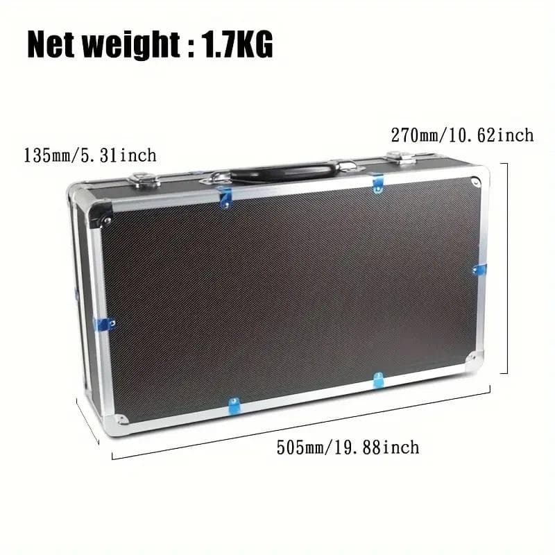 マイクキットやミキサーにアルミアタッシュケース傷防止航空用耐衝撃