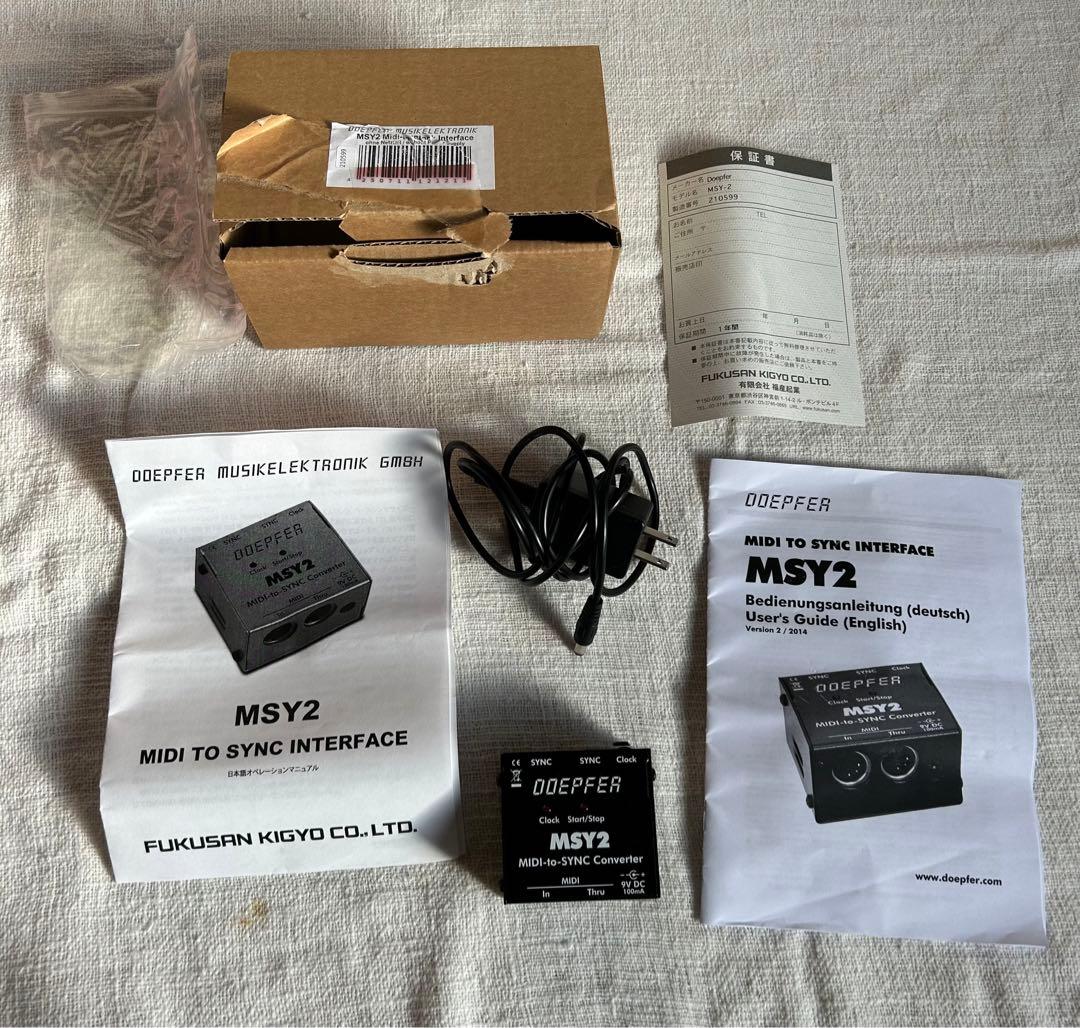 値下げ中DOEPFER MSY2 MIDIシンクコンバーター