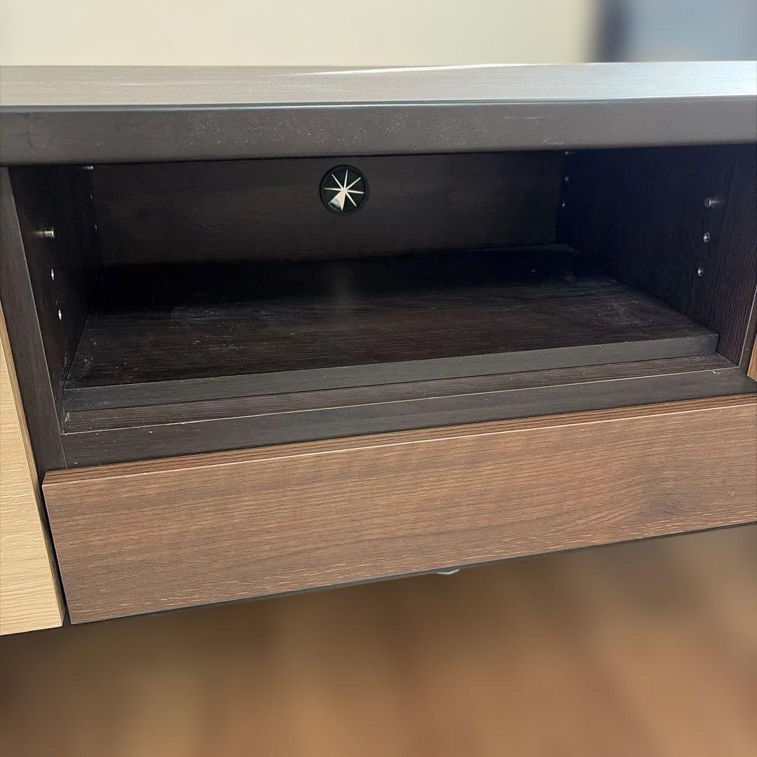 ニトリ テレビ台 ローボード ランダム 140cm 3020742 DBR - メルカリ