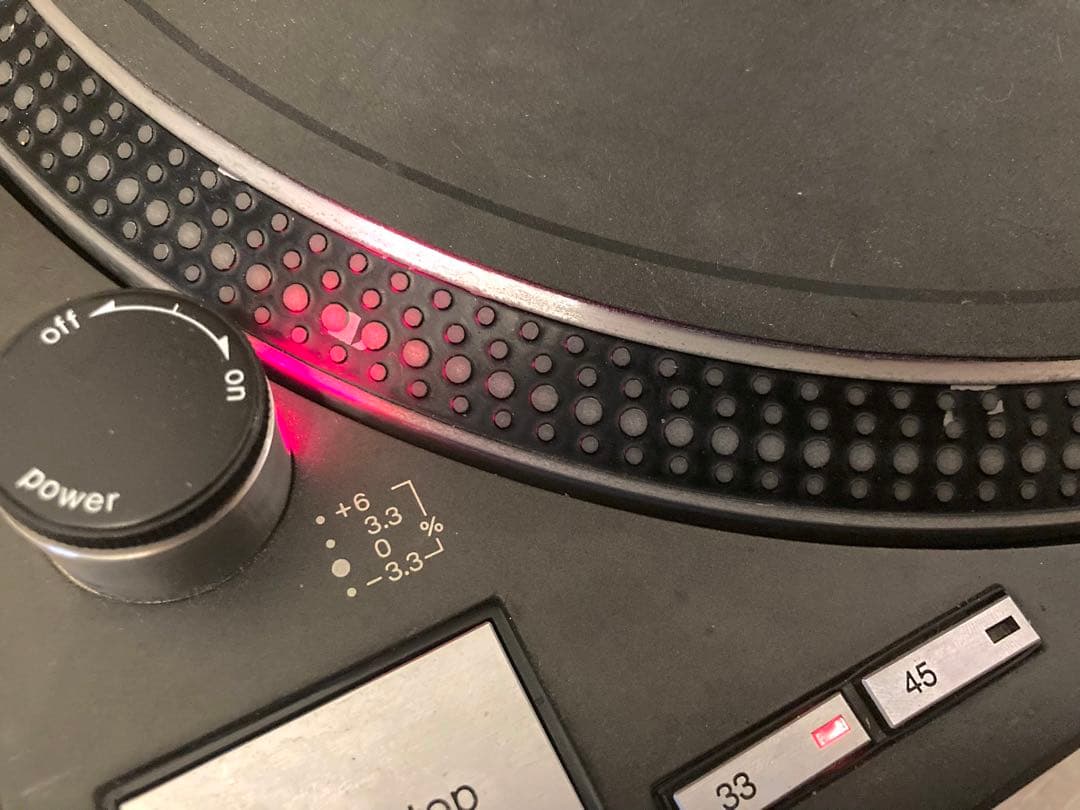 Technics SL-1200 ターンテーブル カバー付きカートリッジ付き