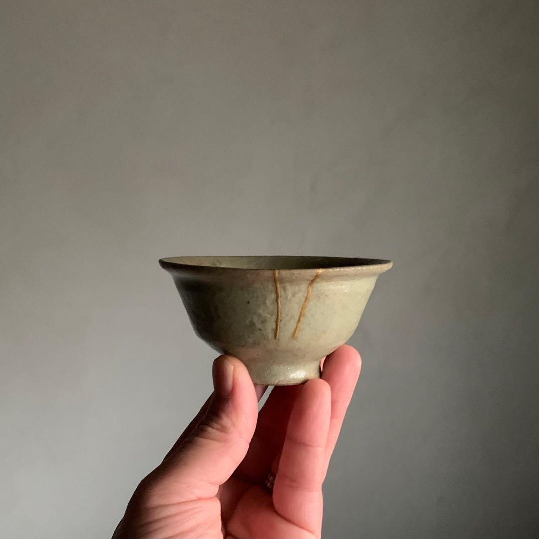 青磁 盃 酒器 ぐい呑み 朝鮮美術 李朝 高麗 高麗青磁 古美術 古道具