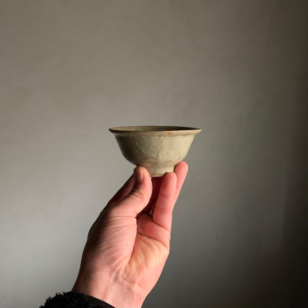 青磁 盃 酒器 ぐい呑み 朝鮮美術 李朝 高麗 高麗青磁 古美術 古道具