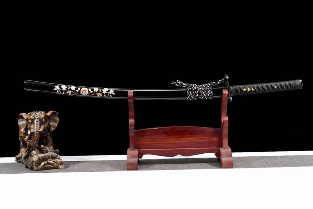 墨梅侍 刀装具 日本刀 武具 鑑賞刀 居合刀 模造刀 舞踊刀