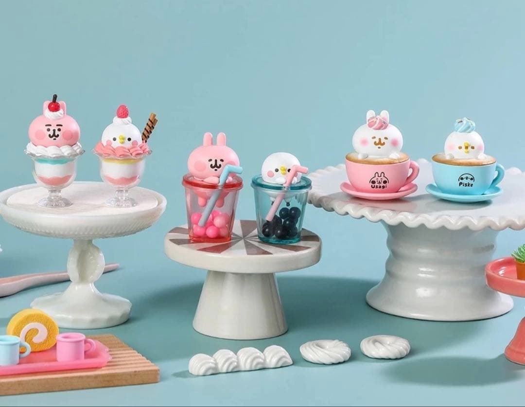 台湾限定　カナヘイ　フィギュア　カフェ風 6点セット