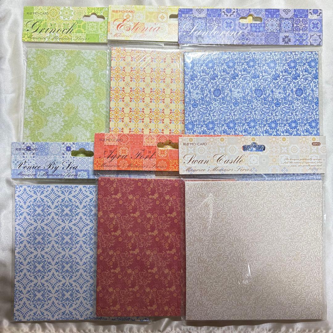 コラージュ素材 まとめ売り 紙もの　シール　メモ 80サイズ段ボールいっぱい