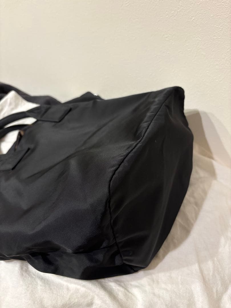 PRADA レオパード ナイロン ショルダーバッグ