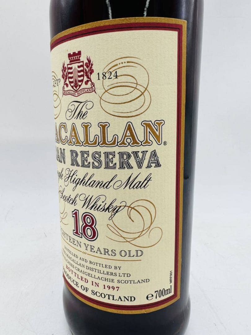 ザ マッカラン 18年 グランレゼルバ 1979-1997 WH33602 - メルカリ