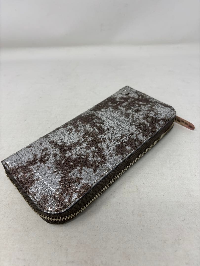 A1129 ADMJ ラウンドウォレット 蛇革 マルチマテリアル