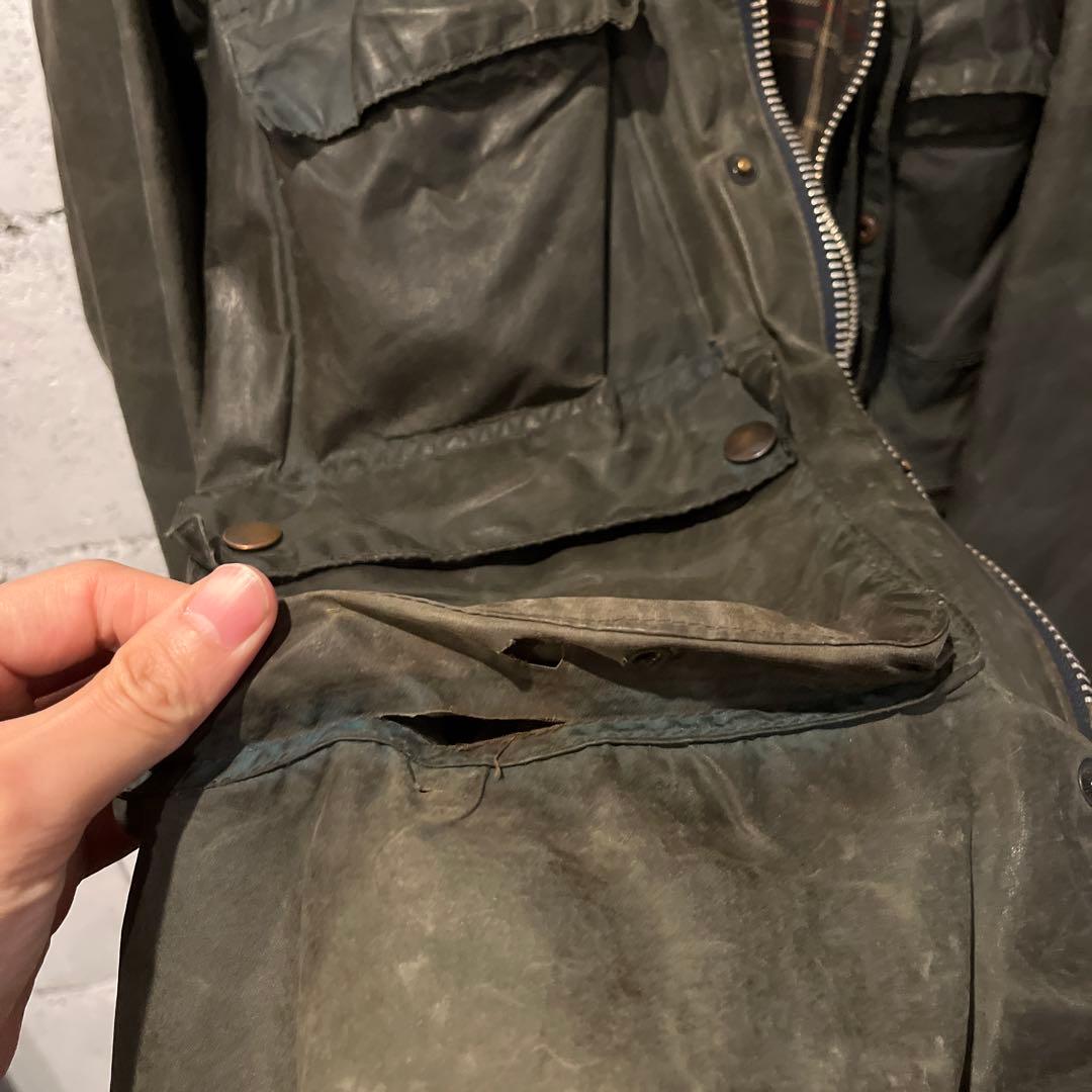 Vintage Barbour bedale 2クレスト 1980's 4つポケ