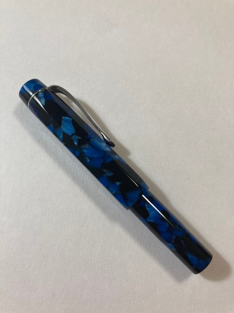 Kaweco 青黒マーブル 万年筆　カヴェコアートスポーツ　mニブ