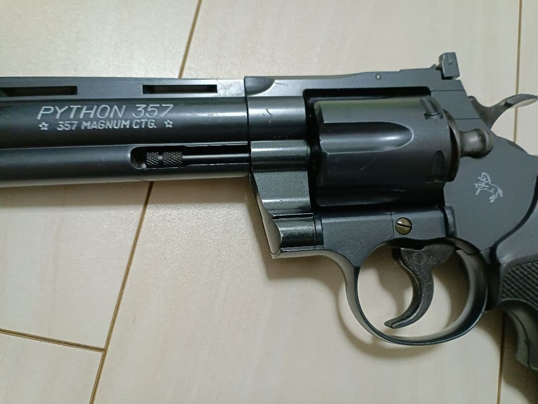 【中古品】東京マルイ ガスリボルバー「コルトパイソン」6インチ ２丁セット