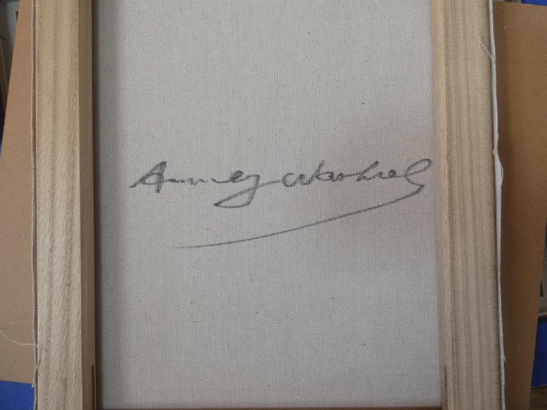 油絵アンディ・ウォーホル【Marilyn Monroe】手描き 額付き F6