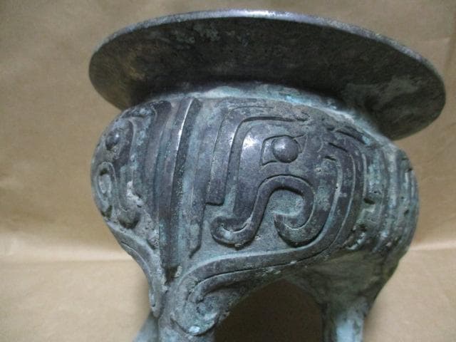 中国青銅器　鬲　超貴重　P9-2