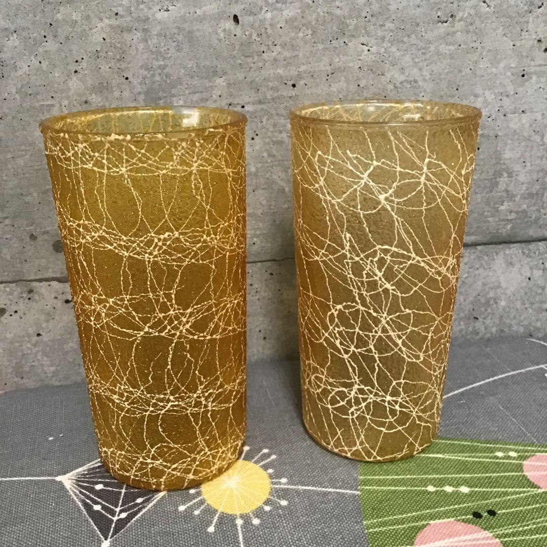 専用】USA 50s ビンテージグラスセット スパゲッティ