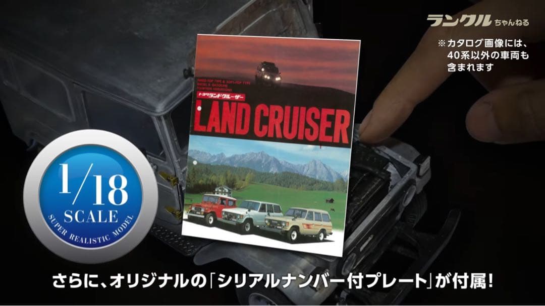 【限定商品】ランクル40 ミニカー