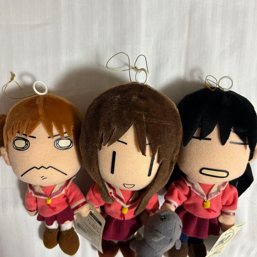 あずまんが大王 ぶるぶるぬいぐるみ マスコット　3種　キーホルダー　5点セット