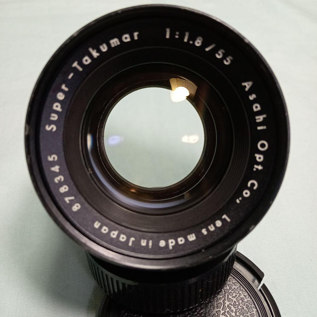 実写済 希少 前期型 スーパー タクマー 1:1.8⁄55 完動品 きれい 【美