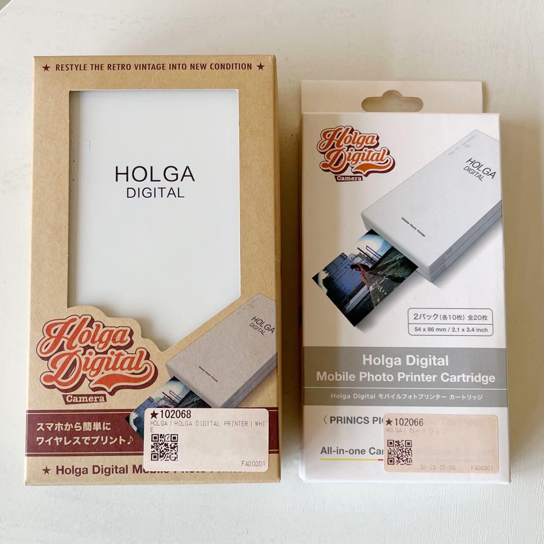 HOLGA DIGITAL モバイルフォトプリンター 4色防水加工 White