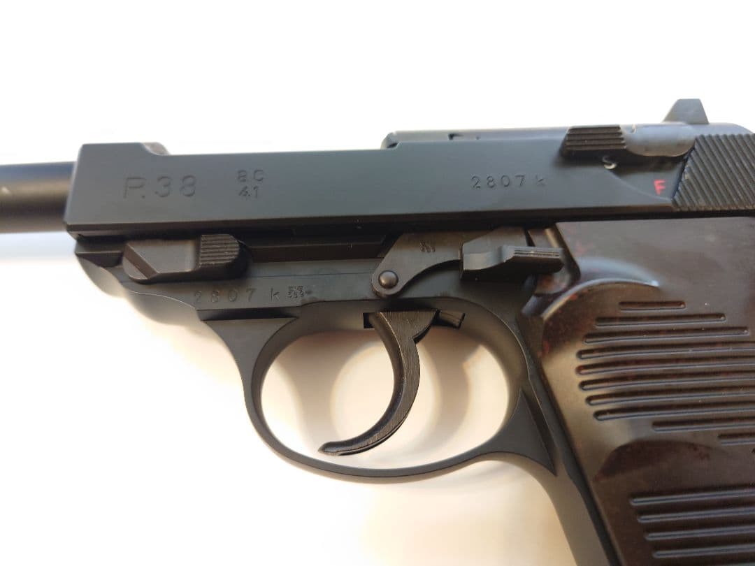 【未使用】マルゼン ワルサー P38 ブローバック　ac41 ブラック