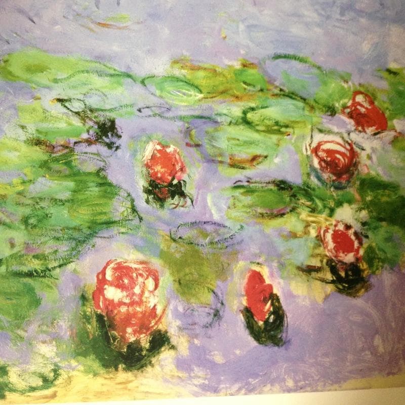 額装済/睡蓮 1914-1917/クロード モネ/ポスター/インテリア/アート