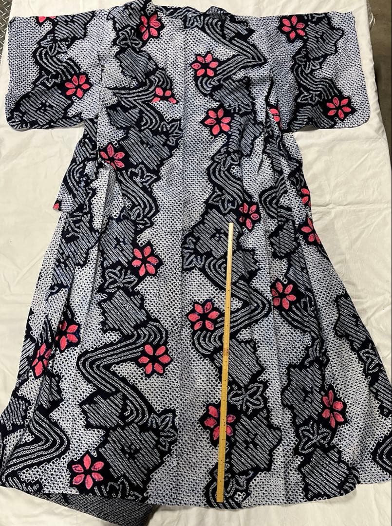 5 0 絞り浴衣 リメイク用