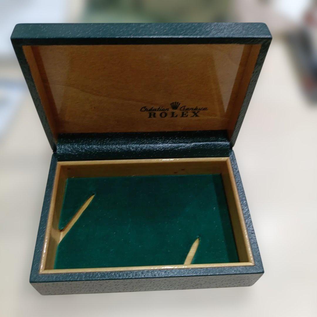 ROLEX 時計ケース 緑色 レザー製