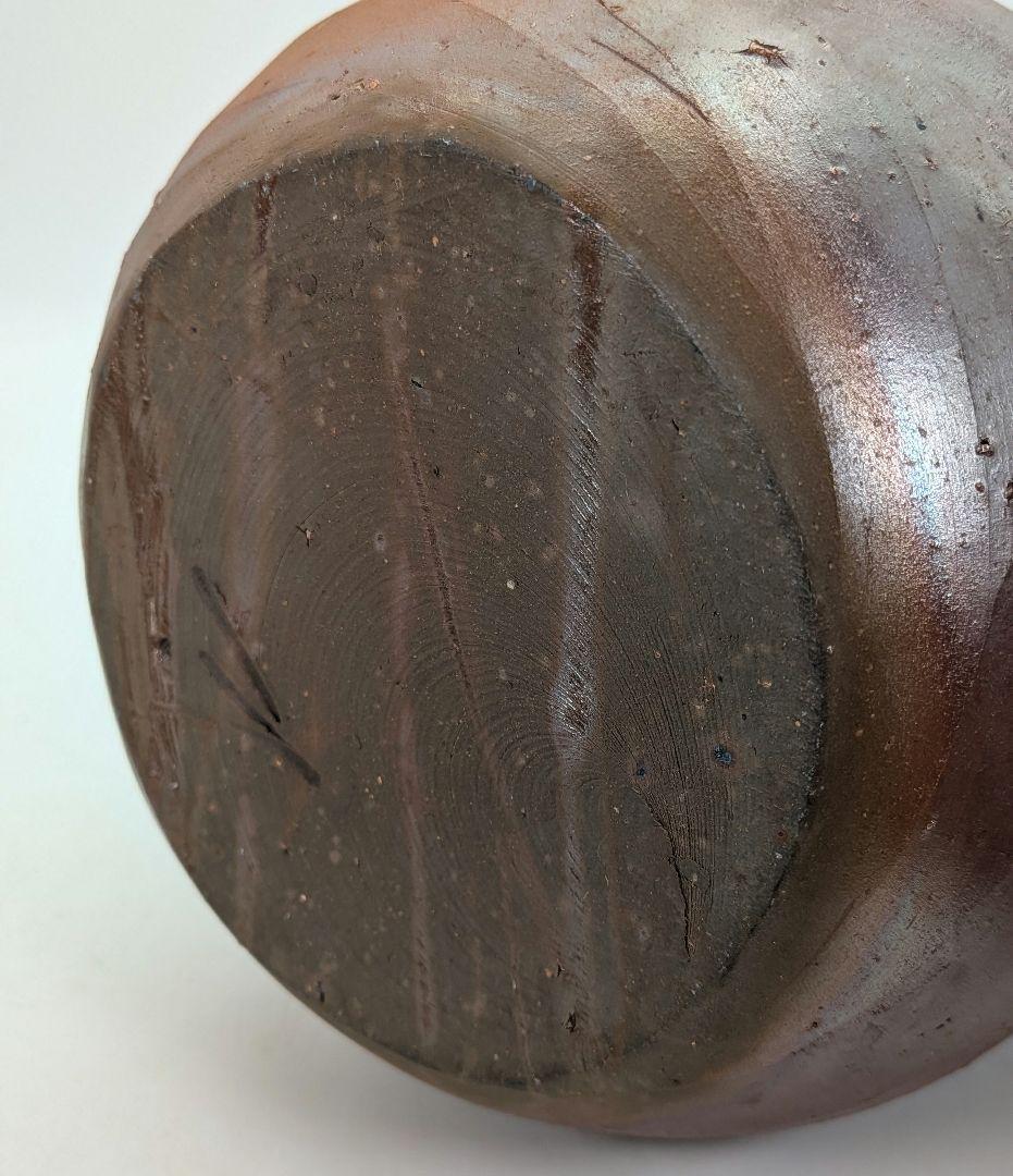 人間国宝 藤原雄 備前焼 花器 用心箱 花瓶 花入 花生 フラワーベース