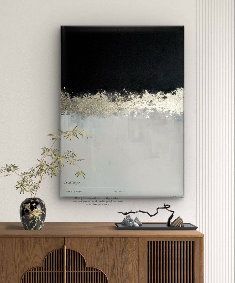 原画/和風/禅/絵画/アート/抽象画/ニュアンス/モダン/ホテル/内装/海外