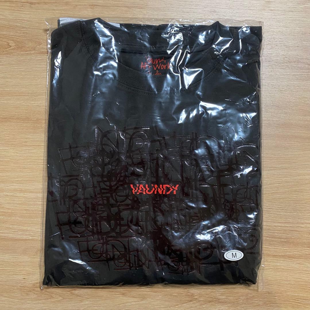 バウンディvaundyツアーグッズFUSION黒赤tシャツ　Mサイズ ブラック