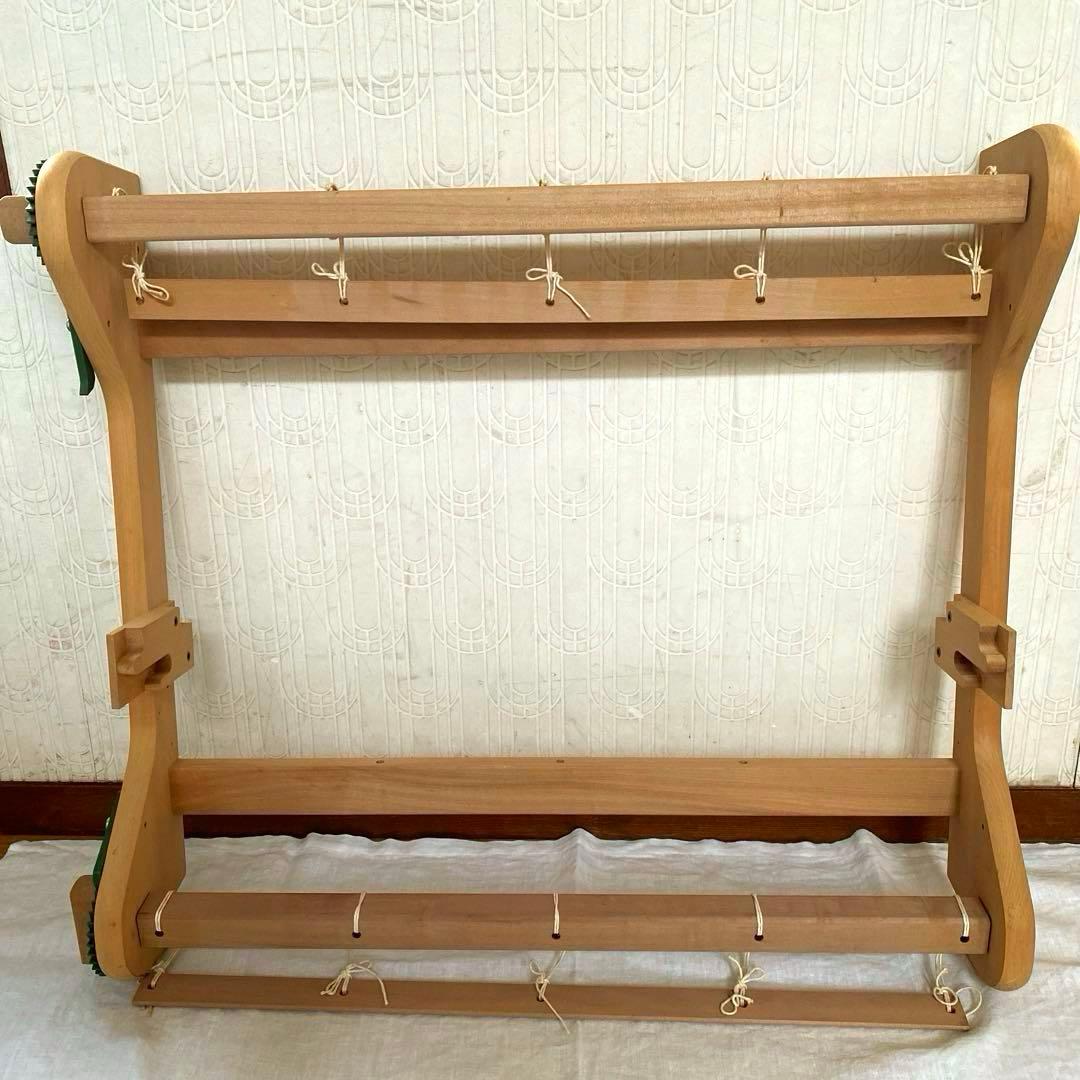 アシュフォードリジットへドル卓上手織り機(60cm) 美品。 取扱い説明書等付き