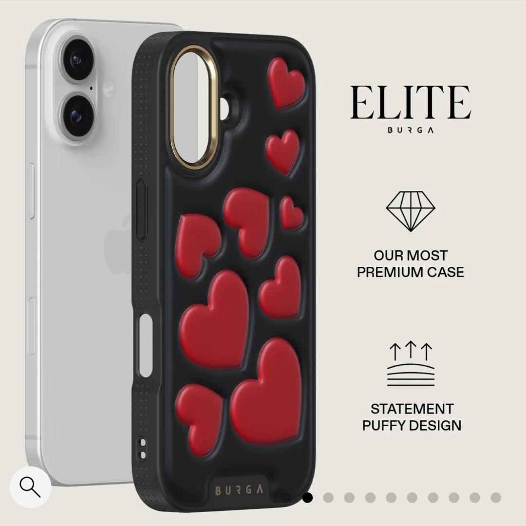 ブルガ BURGA ハートデザイン iPhone17ケース ブルガ BURGA ハート