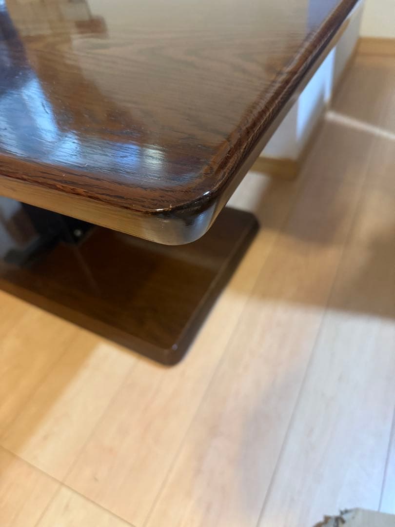 【美品即決のみ】IDC大塚家具ダークブラウン 木製 ダイニングテーブル