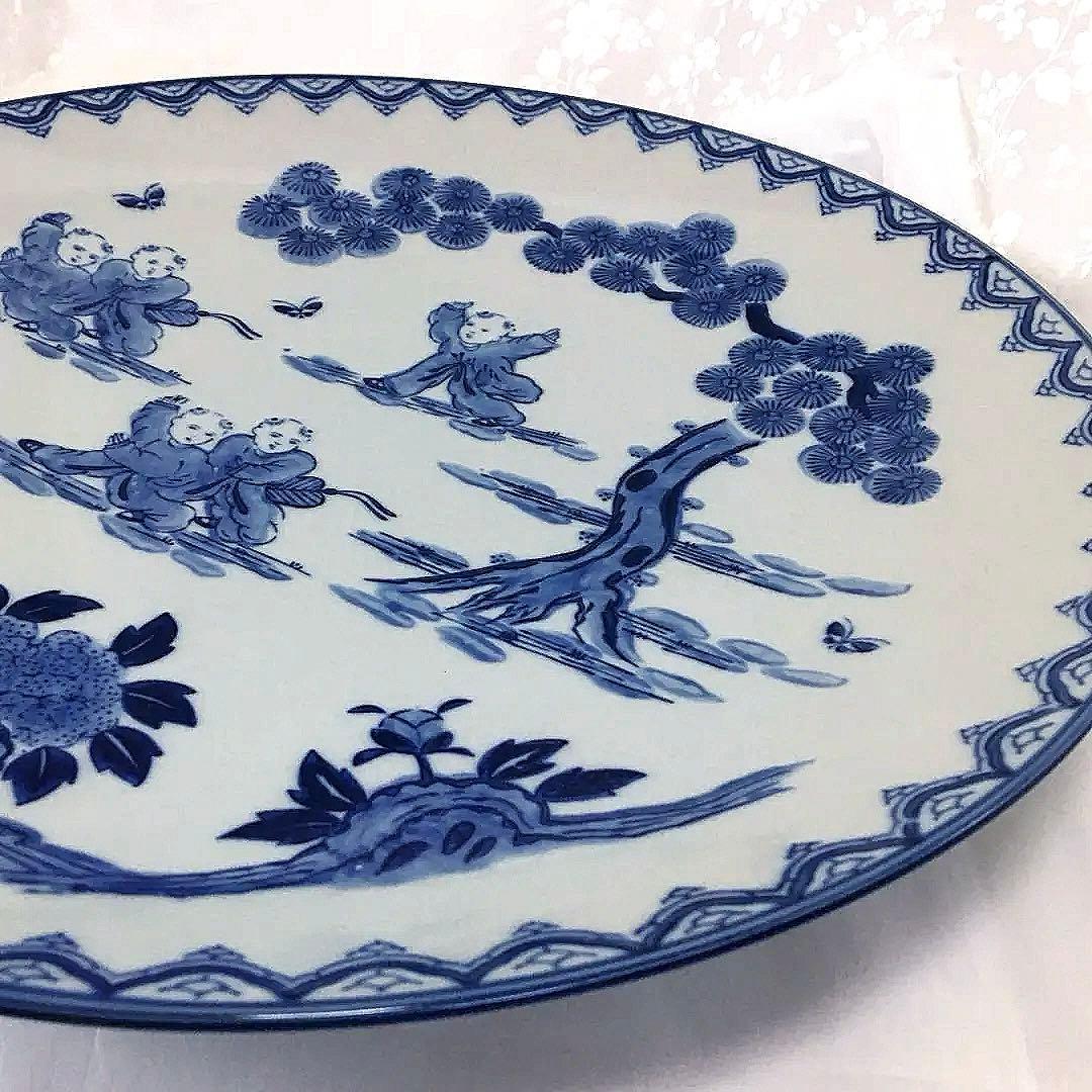 直径 40㌢　大皿　　肥前　鍋島