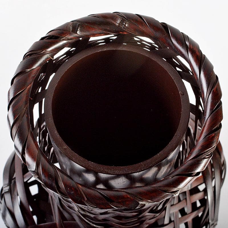 有馬篭 篭師 轡昭竹斎造 花篭 竹籠 共布共箱 M R5505B - メルカリ