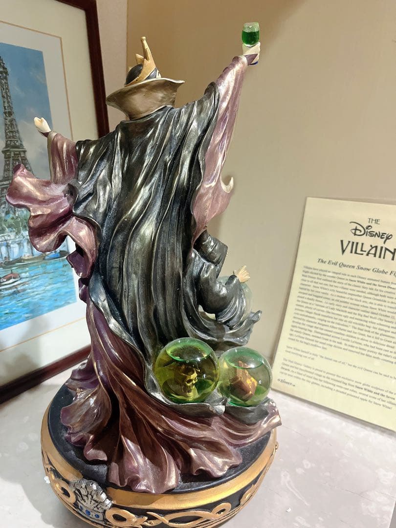 希少・限定】ディズニーギャラリー＊Evil Queen スノーグローブ＊白雪姫