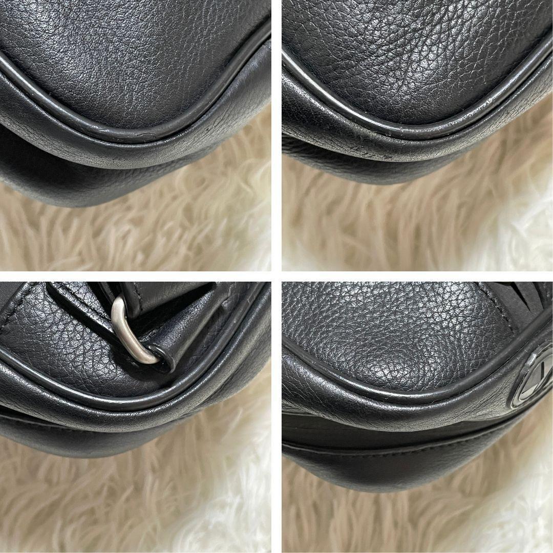 ダンヒル　2way　アボリティーズ　シボ革　オールレザー　ビジネスバッグ　A4可