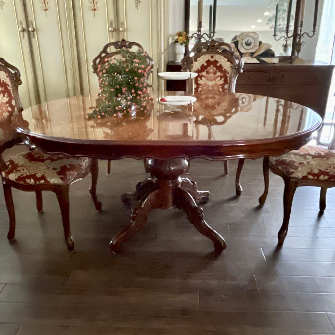 r144 イタリア FARINAZZO&GUERRA ダイニングテーブルセット