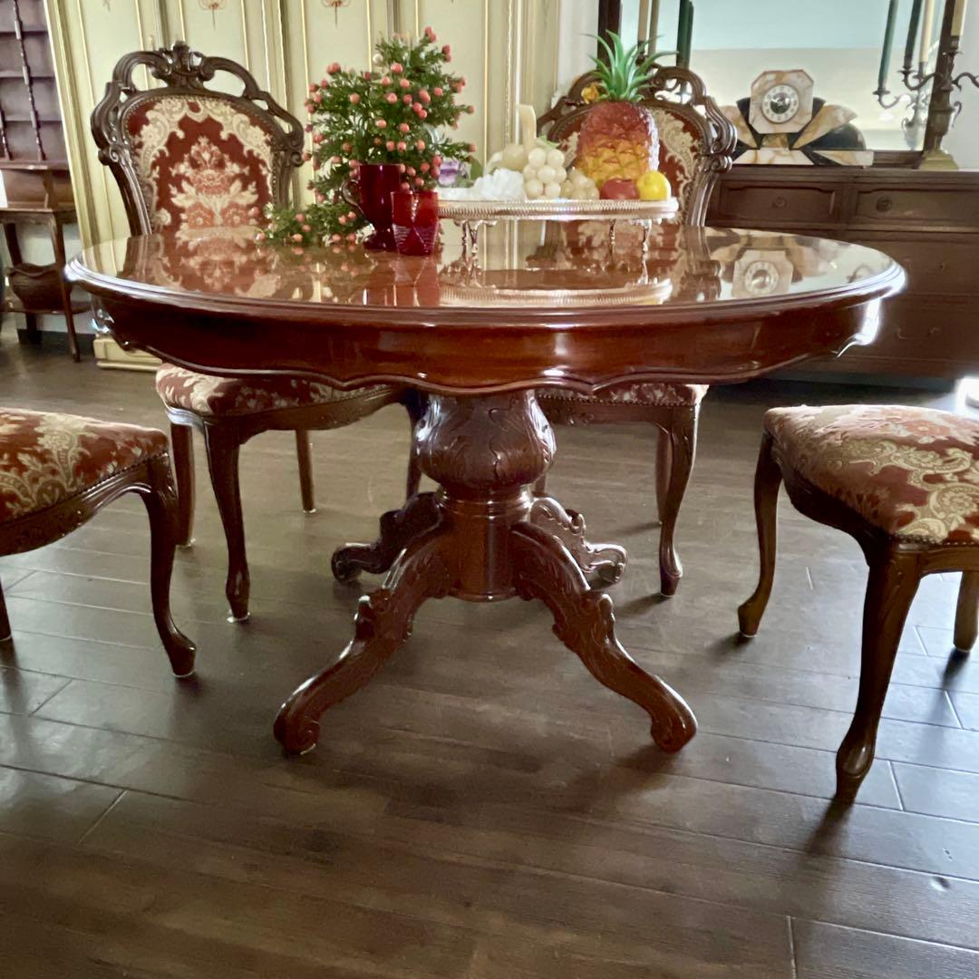 r144 イタリア FARINAZZO&GUERRA ダイニングテーブルセット