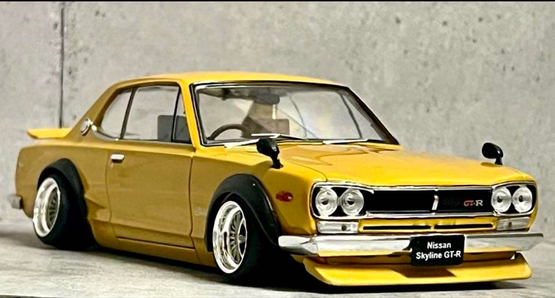 国産名車 1/24 スカイライン GT-R カスタム ジオラマ 旧車 ミニカー