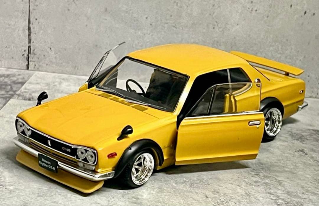 国産名車 1/24 スカイライン GT-R カスタム ジオラマ 旧車 ミニカー